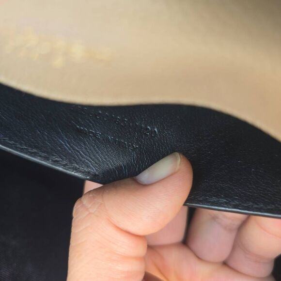 YSL Yves Saint Laurent Envelope Crossbody Bag Beige Tan - Picture 15 of 16